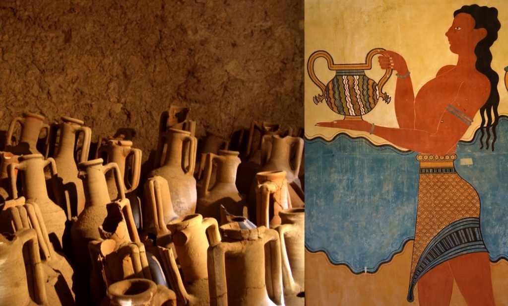 в пещере Арени в Армении была найдена полностью сохранившаяся винодельня, возраст которой около 6,5 тысяч лет